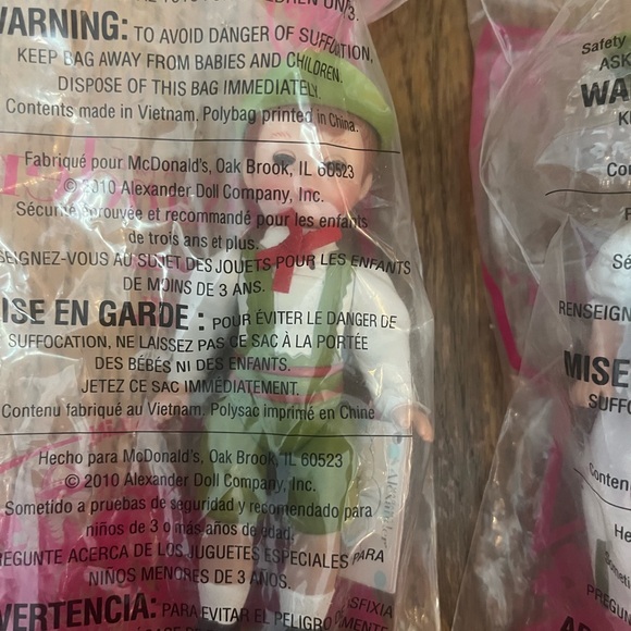 Madame Alexander Miniature Dolls collab. With McDonald’s. NWT 2010 - Picture 2 of 11